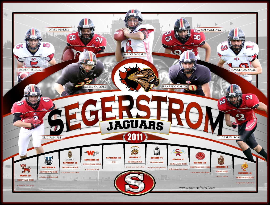 SegerstromJaguarFootballPoster