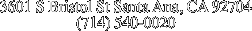 3601 S Bristol St Santa